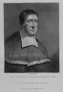 Portret Sir Thomasa Twisdena, z „Characters Illustrious in British History”, 1815 autorstwa English School