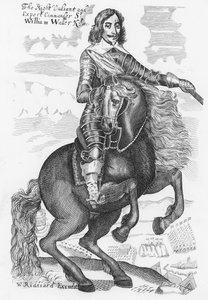 Portret Sir Williama Wallera (rycina) autorstwa English School