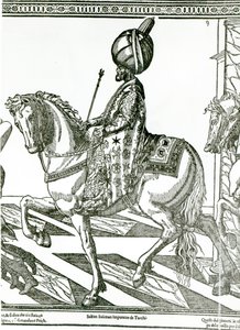Portret Sulejmana Wspaniałego (rycina) autorstwa English School