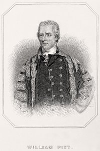 Portret Williama Pitta, 1835 autorstwa English School