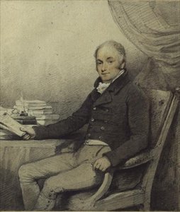 Portret Williama Ralpha Cartwrighta (1771-1847), posła z Aynhoe Park, Northamptonshire (akwarela i ołówek na papierze) autorstwa English School