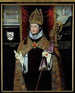 Portret Wilhelma z Wykeham (1325-1404) autorstwa English School