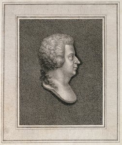 Portret Wolfganga Amadeusza Mozarta (1756-91), opublikowany w 1814 autorstwa English School