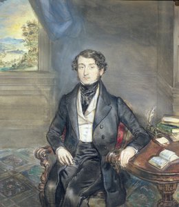 Portret dżentelmena we wnętrzu, ok. 1830 (dla par zob. 126403)