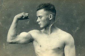 Portret kulturysty, ok. 1898 r.