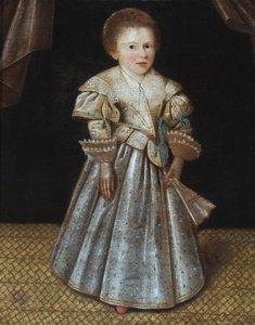 Portret młodej dziewczyny autorstwa English School