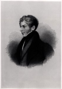 Portret hrabiego Clare, z ilustracji do życia i dzieł Lorda Byrona, tom II, autorstwa E.F.Fuden, 1833-34 autorstwa English School