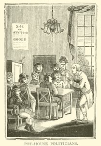 Politycy garncarni (drzeworyt) autorstwa English School