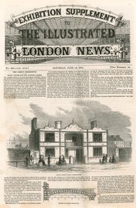 Prince Alberts Model Lodge, Wielka Wystawa, 1851 autorstwa English School
