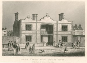 Prince Alberts Model Lodge, Wielka Wystawa, 1851 autorstwa English School
