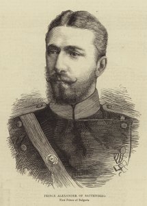 Książę Aleksander Battenberg (rycina) autorstwa English School