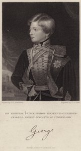 Książę Jerzy-Fryderyk-Aleksander-Karol-Ernest-Augustus z Cumberland autorstwa English School