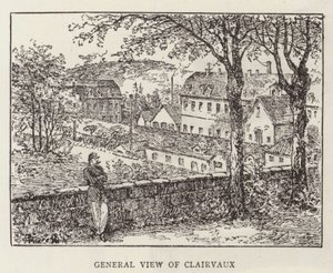 Książę Krapotkine w Clairvaux (grawerowanie) autorstwa English School