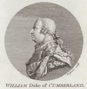 Książę William, książę Cumberland autorstwa English School