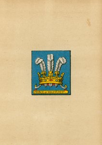 Herb księcia Walii autorstwa English School