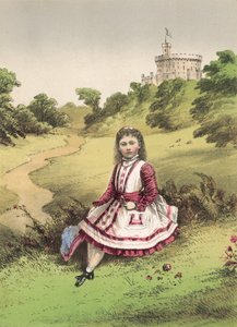 Księżniczka Louisa Victoria z Walii autorstwa English School