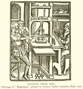 Prasa drukarska, 1511 autorstwa English School