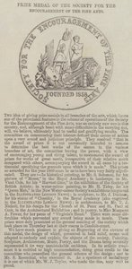 Medal Nagrody Towarzystwa Zachęty Sztuk Pięknych (grafika) autorstwa English School