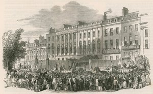 Procesja London Temperance League w Lincolns Inn Fields, Londyn autorstwa English School