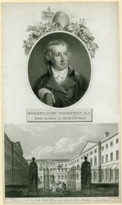Profesor John Thornton, wykładowca botaniki medycznej autorstwa English School