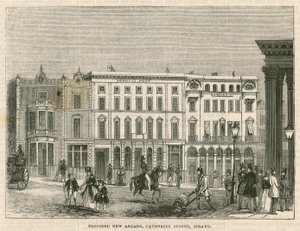 Proponowany nowy pasaż, Catherine Street, Strand, Londyn autorstwa English School