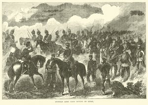 Pruski Korpus Armii rusza na Sedan, wrzesień 1870 autorstwa English School