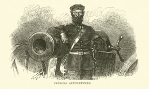 Artylerzysta pruski, wrzesień 1870 autorstwa English School