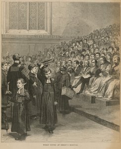 Kolacja publiczna w szpitalu Christs autorstwa English School