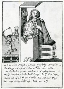 Satyra na ambonę, 1689 autorstwa English School