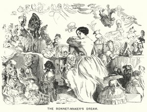 Punch cartoon: The Bonnet-Maker