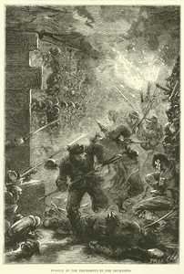 Pościg powstańców w katakumbach, maj 1871 autorstwa English School