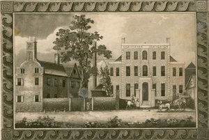 Szkoła Putneya, Londyn; ryciny datowane 1805 przez W Hardinga i sygnowane przez ks. Williama Carmalta autorstwa English School