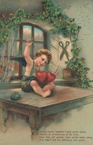 Putto łączy serca autorstwa English School