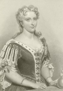 Królowa Karolina, małżonka króla Jerzego II autorstwa English School