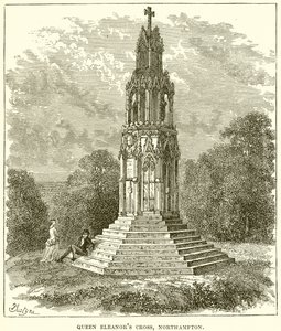 Krzyż Królowej Eleonory, Northampton autorstwa English School