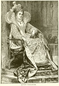 Królowa Elżbieta autorstwa English School