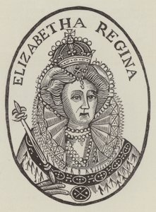 Królowa Elżbieta I (rycina) autorstwa English School