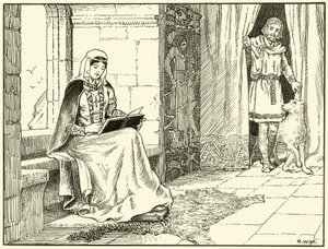 Królowa Małgorzata (tusz na papierze) autorstwa English School