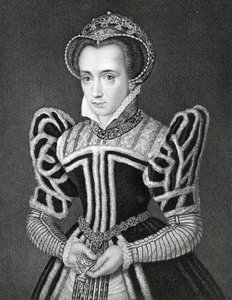 Queen Mary (grawerunek) autorstwa English School