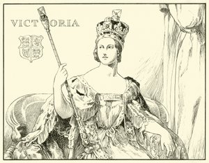 Królowa Wiktoria (po portretie koronacyjnym Sir George