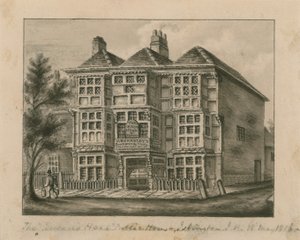 Queens Head, Islington (wc na papierze) autorstwa English School