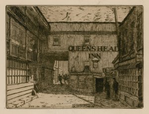 Queens Head, Southwark autorstwa English School