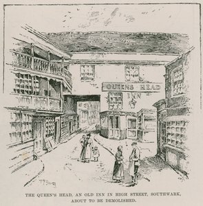 Queens Head, Southwark autorstwa English School