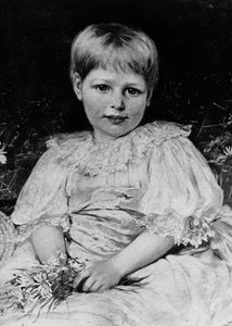 Radclyffe Hall (1896-1943) w wieku 5 autorstwa English School