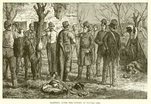 Radecki po zwycięstwie pod Novara (1849) autorstwa English School