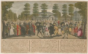 Ogrody Ranelagh. Maskarada dla ambasadora weneckiego, 1749 autorstwa English School