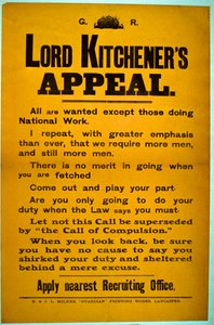 Plakat rekrutacyjny - Apel Lorda Kitchenersa, 1914-18