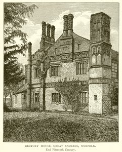 Plebania, Wielkie Chrapanie, Norfolk autorstwa English School