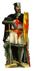 Rycerz Czerwonego Krzyża króla Ryszarda I, 1189-1199 autorstwa English School