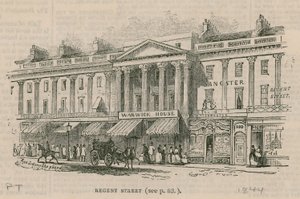 Regent Street, Londyn, strona zachodnia autorstwa English School